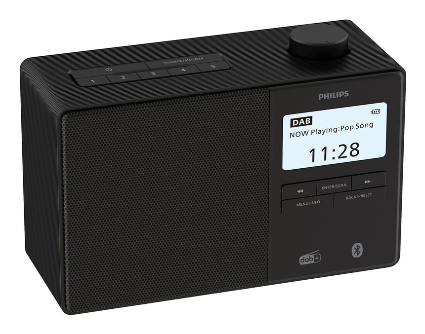 PHILIPS portable TAR5600 FM DAB et DAB+ Noir