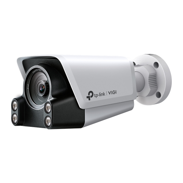 TPLINK 4MP Outdoor Color Pro Night Vision Bullet Network Camera 4MP 4mm Fixed Lens 1/1.8inch Progressive Scan
