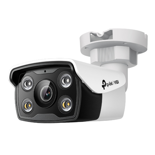 TPLINK VIGI C350 4MM 5MP Full-Color Bullet Network Camera IP67 PoE/DC 12V 25fps/30fps