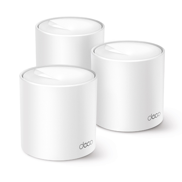 TPLINK AX3000 Whole Home Mesh Wi-Fi 6 System 574Mbps at 2.4 GHz + 2402Mbps at 5GHz