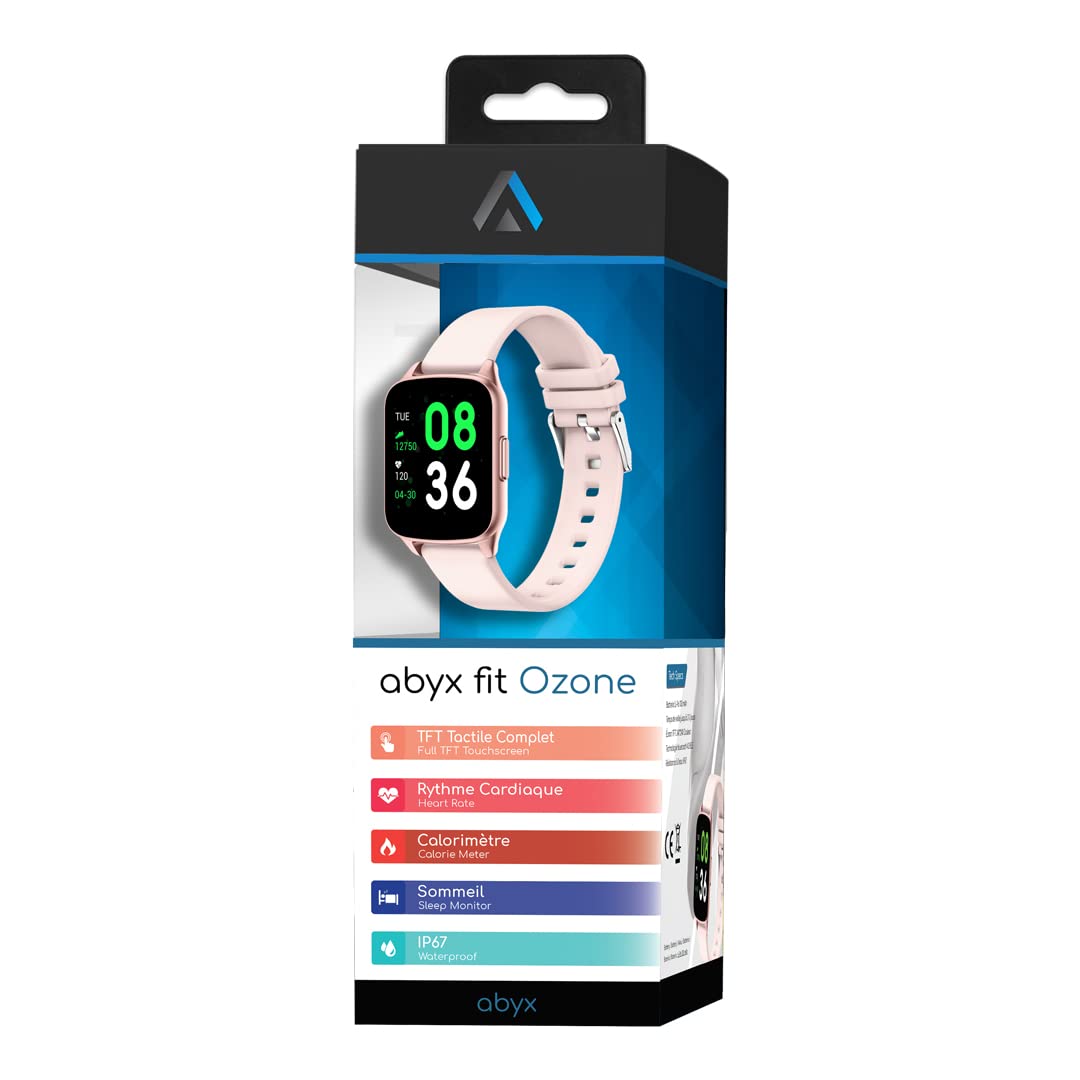 ABIX Montre connectée FIT OZONE ROSE