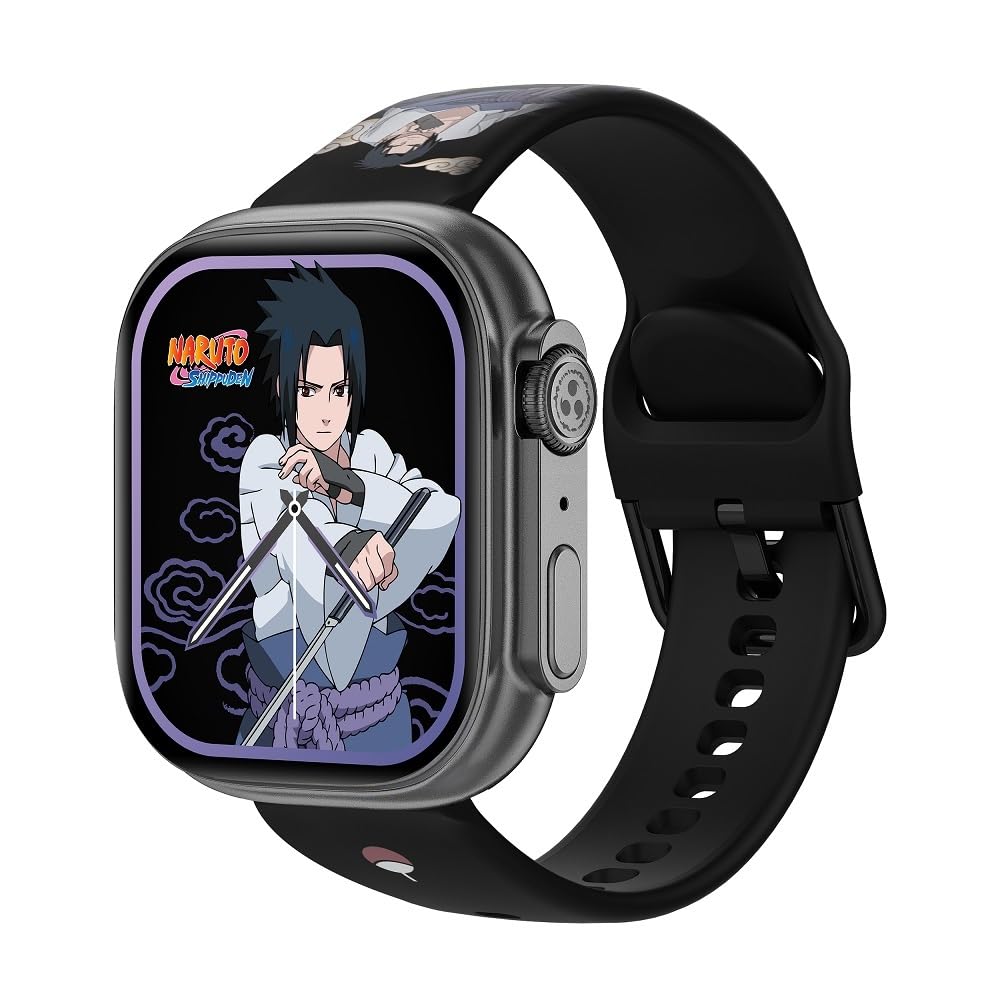 ABIX Smartwatch Fit Touch 5 Sasuke Uchiwa space grau
