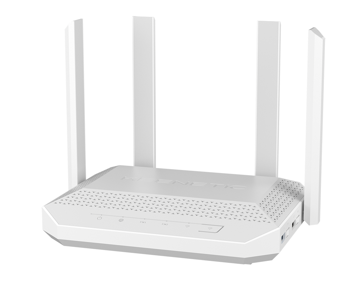 Keenetic Routeur Wi-Fi 6 Mesh double bande Hero KN-1012 AX3000, 1 port combiné RJ45/SFP, VPN 2,5 Gbit/s