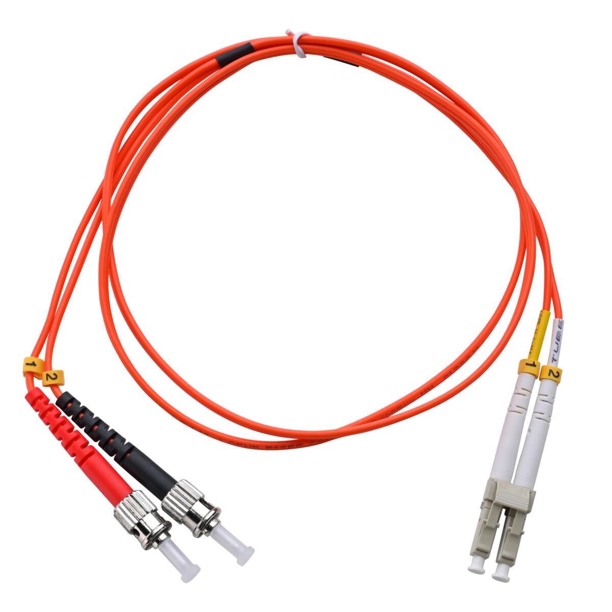 ekivalan Jarretière zip 2,0mm OM1 62,5/125 LCPC/LCPC LSZH orange 30m