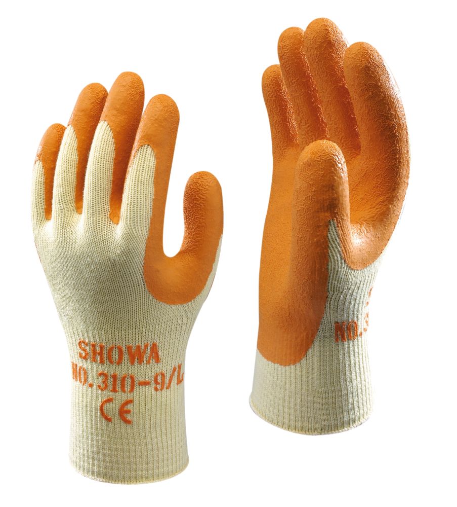 Showa Gants de manutention 310 Original orange taille M