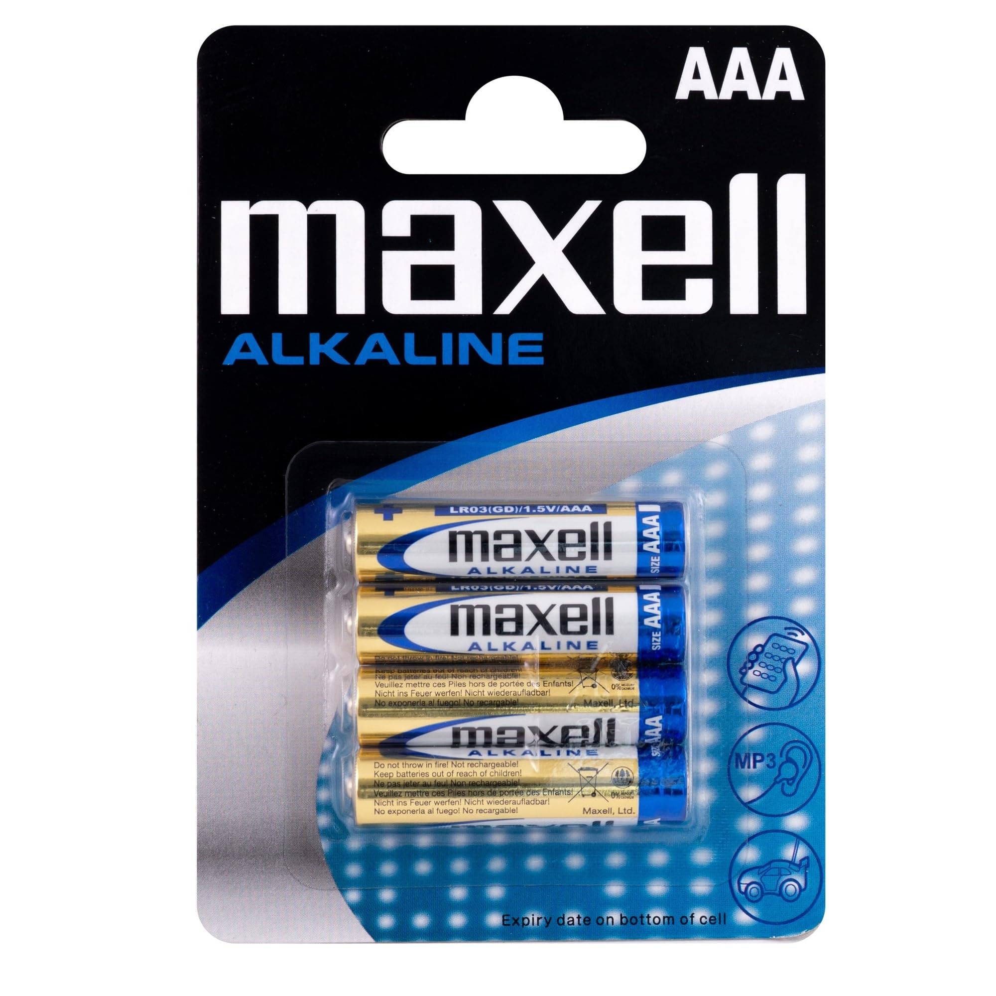 MAXELL Batterie Alkaline AAA Micro   LR03               4St.