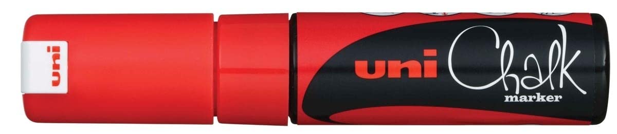 Mitsubishi Marker UNI CHALK MARKER PWE-8K rot