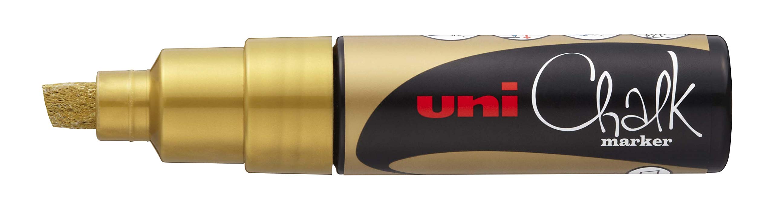 Mitsubishi Marker UNI CHALK MARKER PWE-8K gold