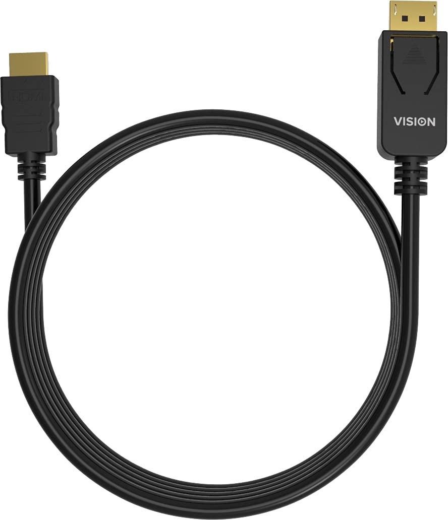 VISION Câble professionnel DisplayPort vers HDMI de qualité installation