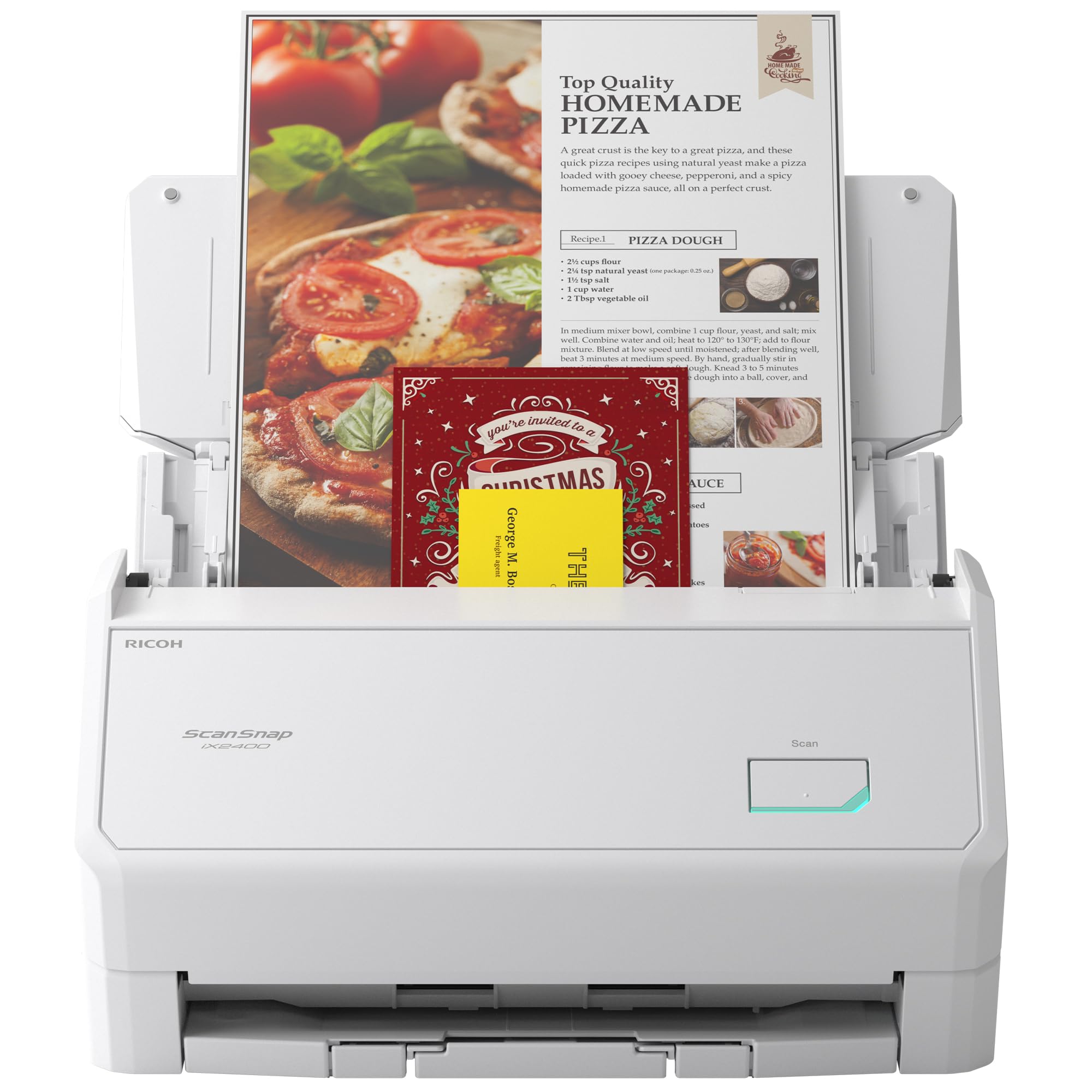 Fujitsu Ricoh   ScanSnap iX2400   Dokumentenscanner Weiß