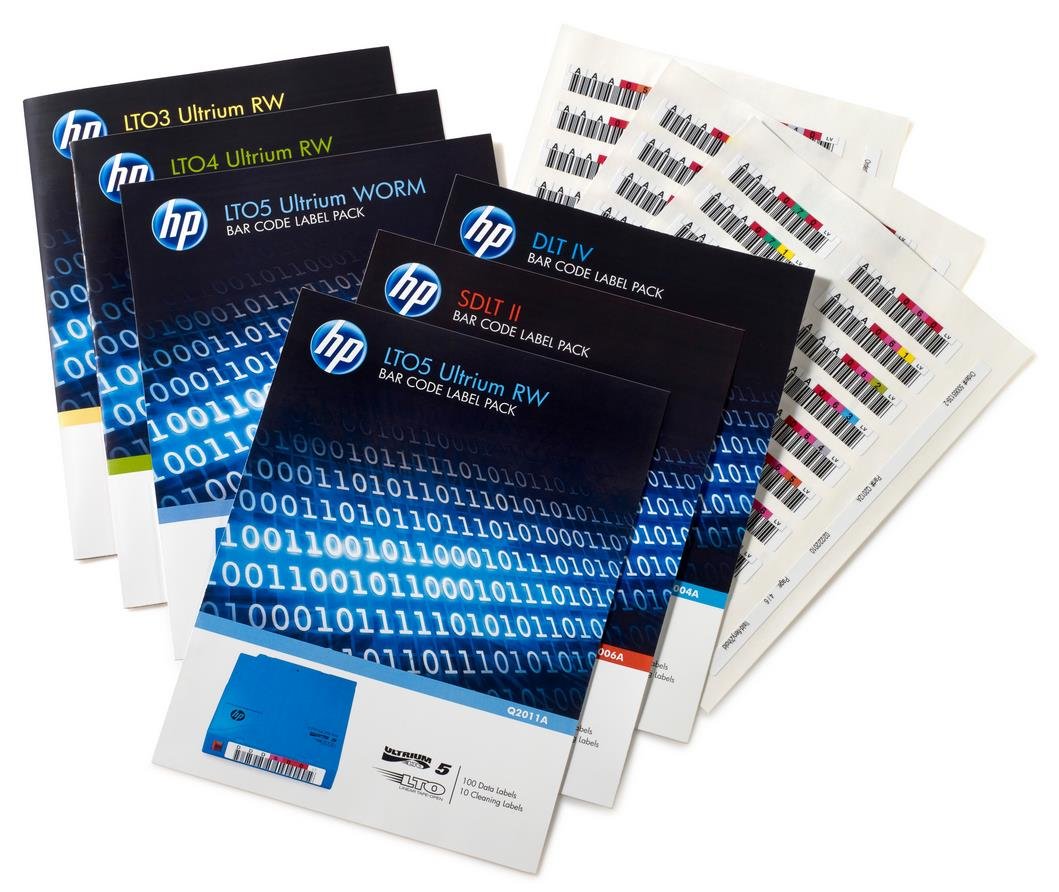 HPE HPE Ultrium 6 RW Bar Code Label Pack