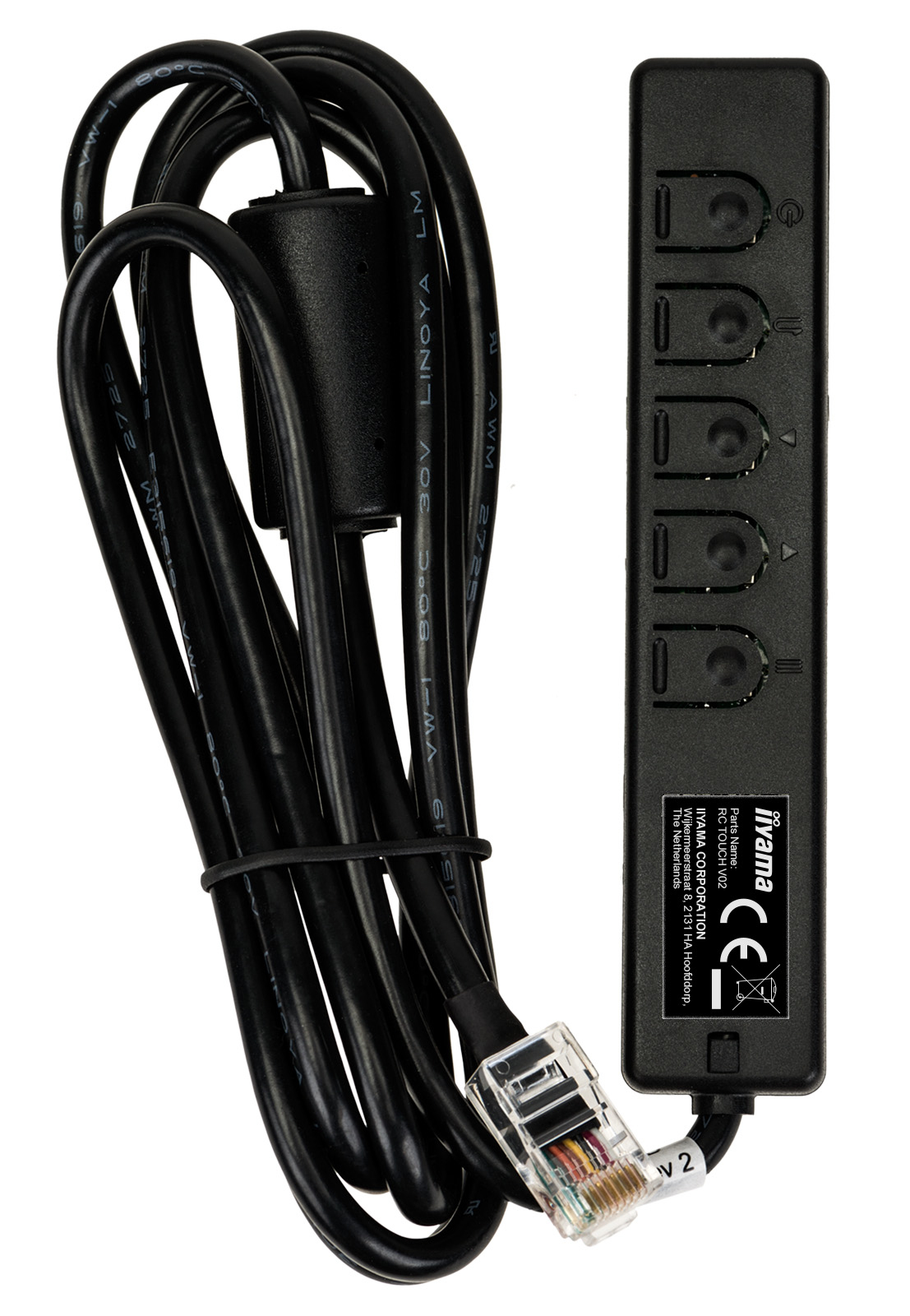 IIYAMA Télécommande pour la TF3222MC-B1 Cette télécommande a été spécialement conçue pour la moniteur tactiles TF3222MC-B1. Il vous permet de piloter votre moniteur tactile à distance.