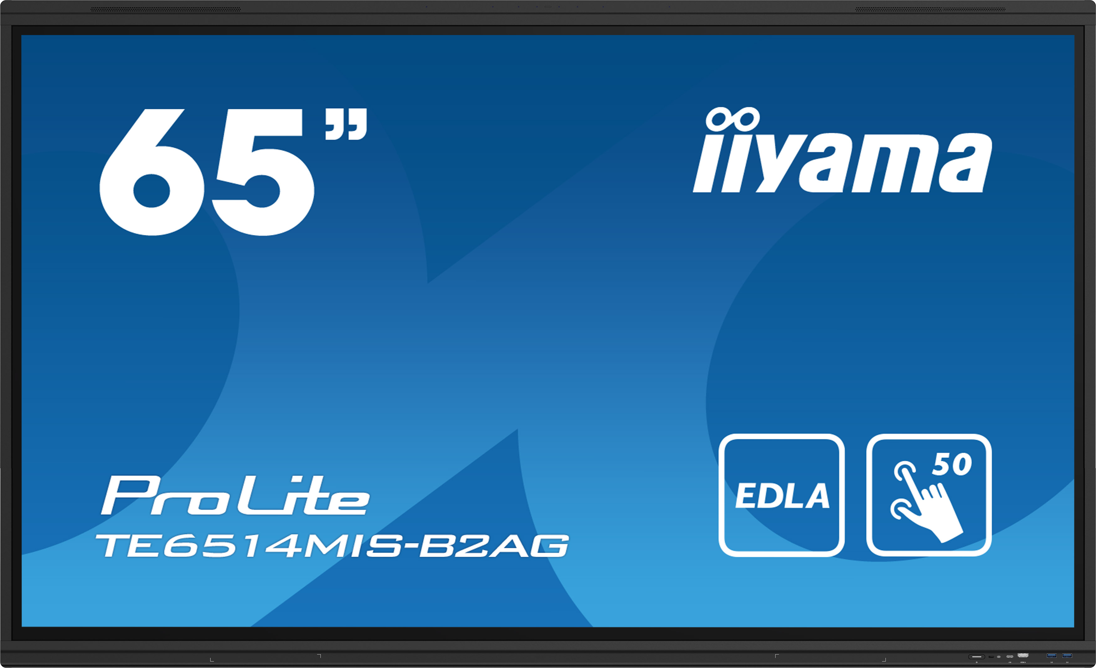 IIYAMA LFD 65 dalle VA anti-reflet 50 points 3840x2160 24/7 HPs 4xHDMI DP 2xUSB