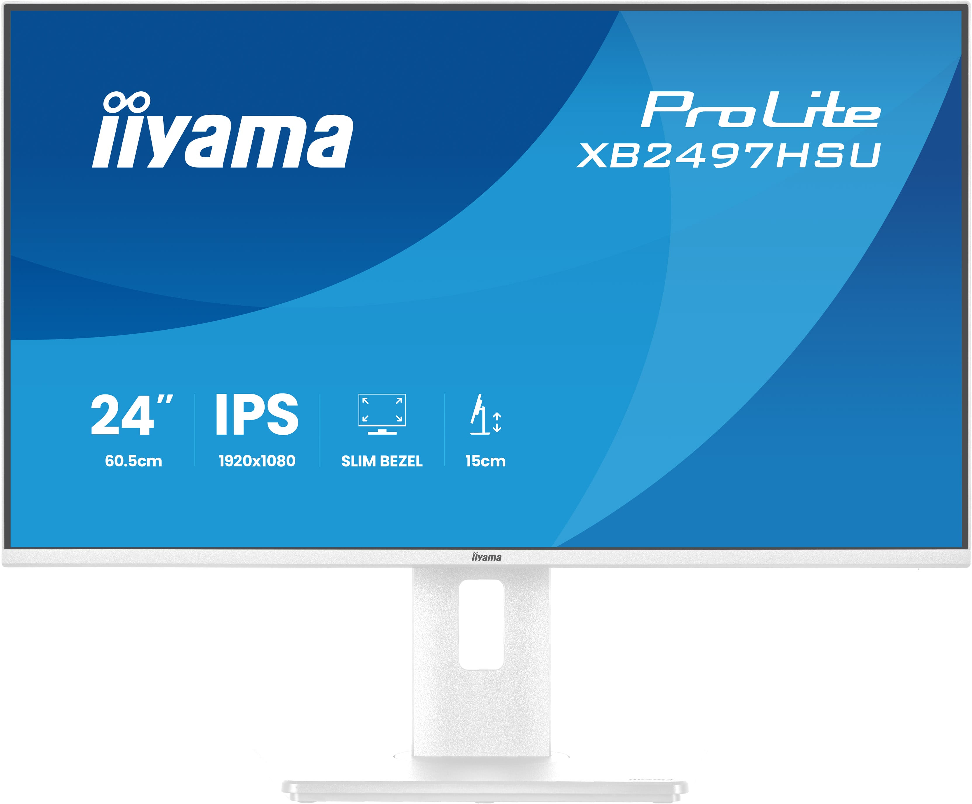 IIYAMA Écran PC XB2497HSU 24 Pouces Full HD Blanc