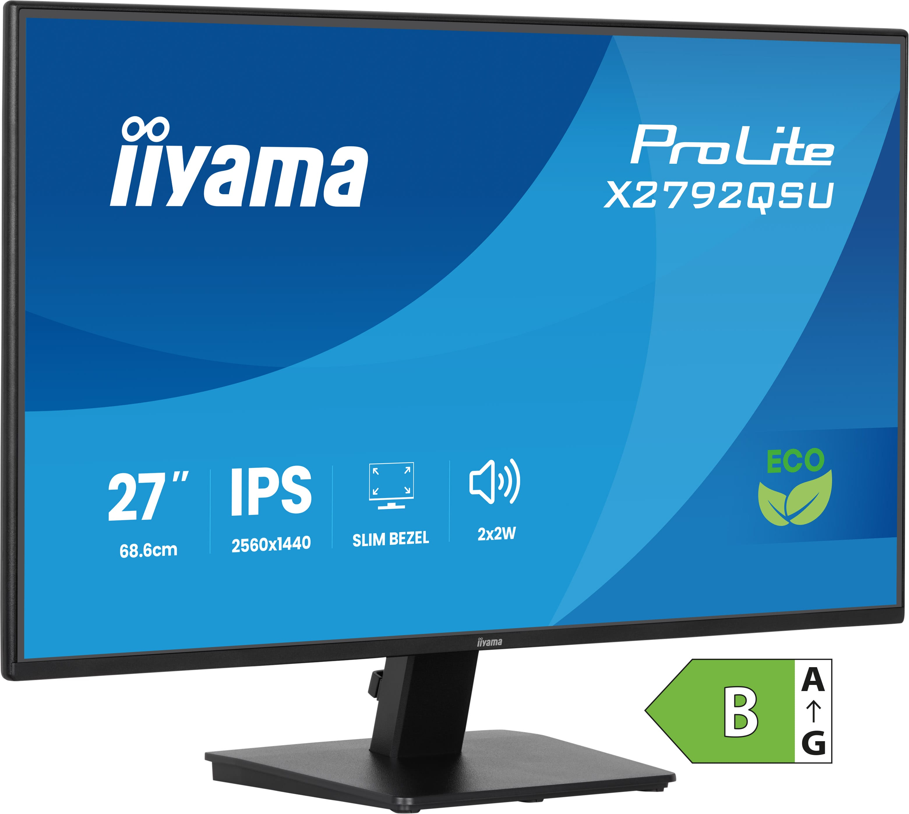 IIYAMA ProLite X2792QSU-B1 écran plat de PC 68,6 cm (27