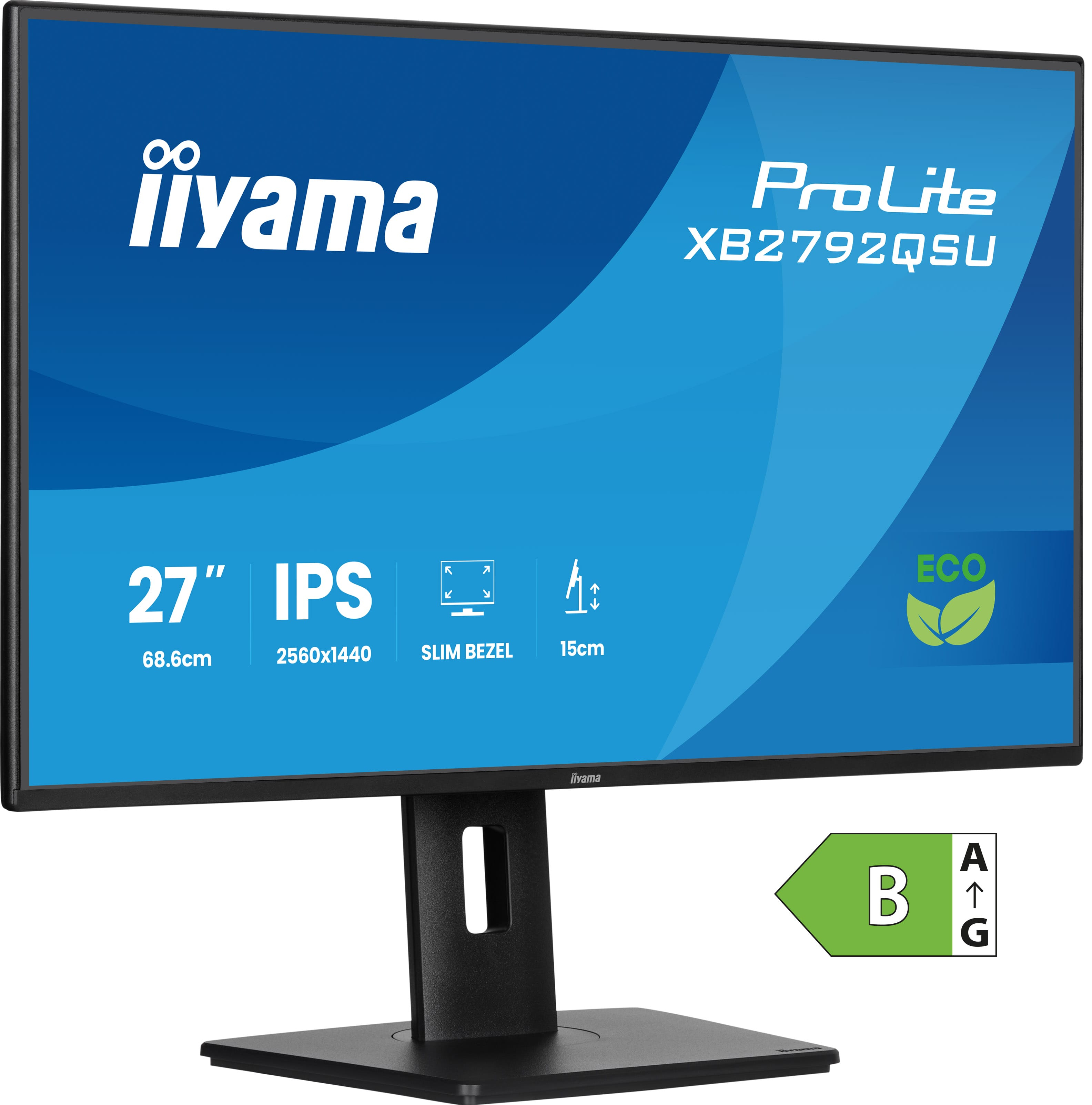 IIYAMA ProLite XB2792QSU-B1 écran plat de PC 68,6 cm (27