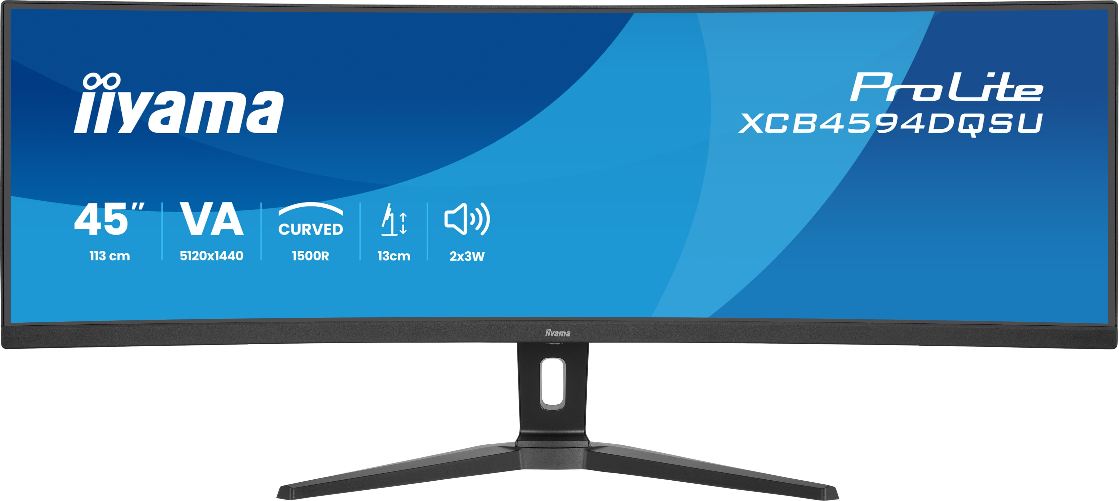 IIYAMA Écran PC Gamer Incurvé 45 Pouces DQHD 165Hz