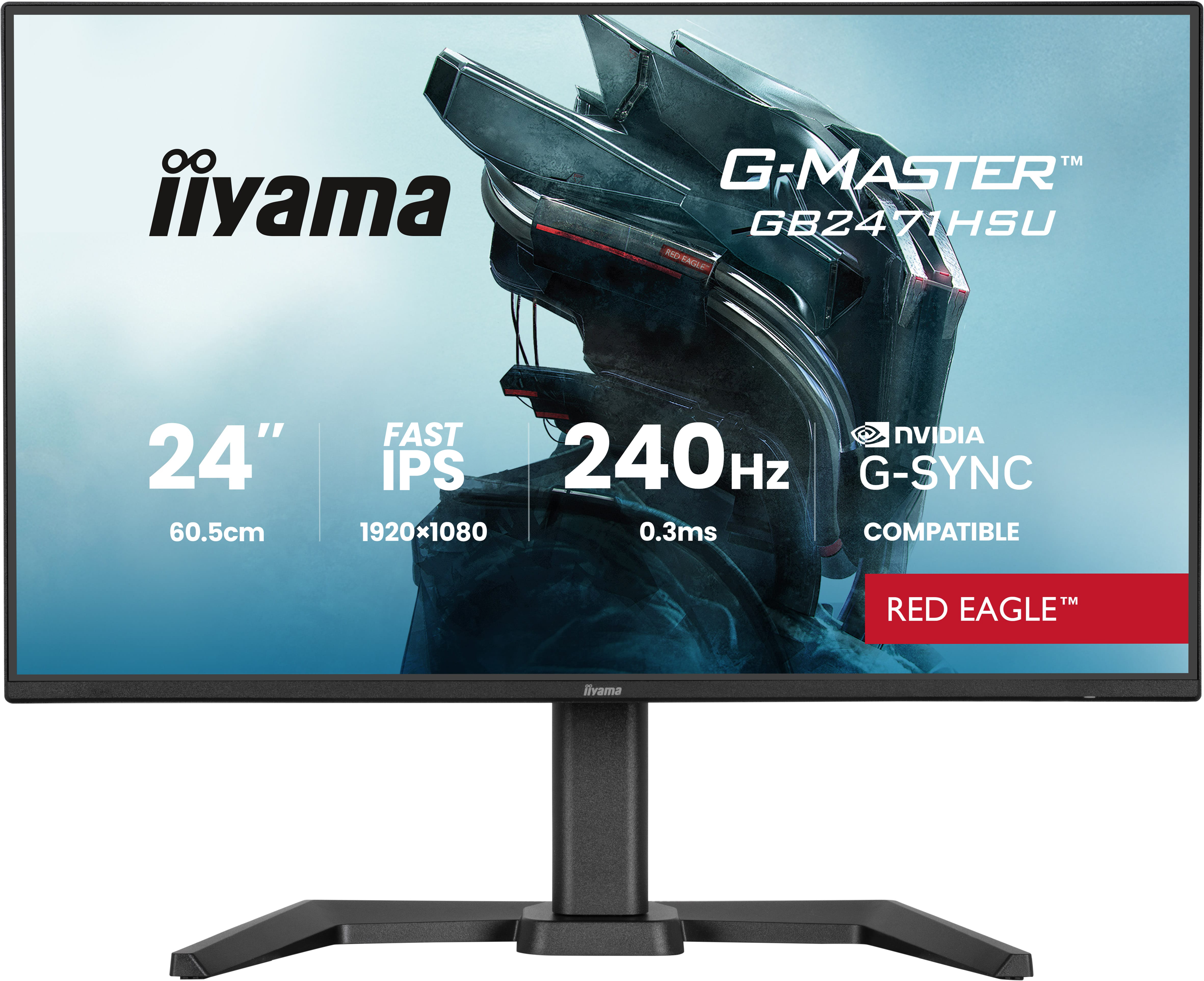 IIYAMA G-Master GB2471HSU-B1 Red Eagle
