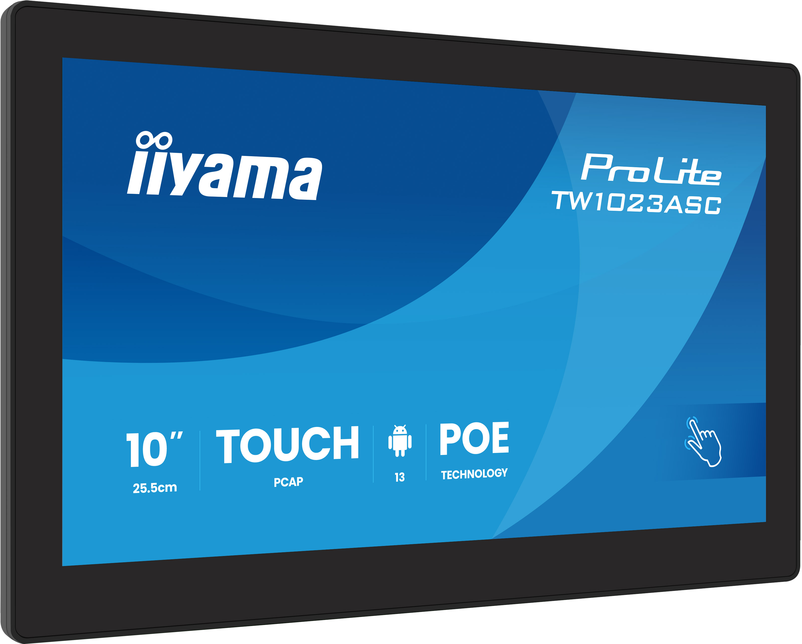 IIYAMA Panel PC Tactile 10,1 pouces Android PoE IPS 1280x800 Sans bordure