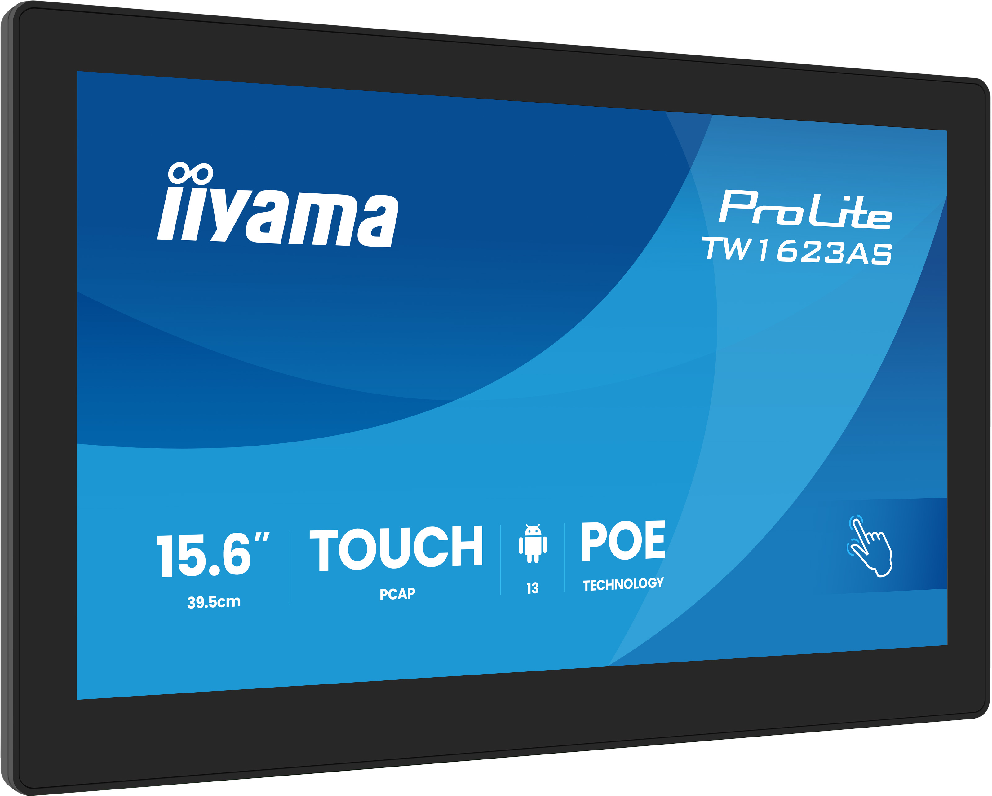 IIYAMA Ecran 15,6 Tactile PCAP 10pts 24/7 IPS 16:9 1920x1080 16:10 30ms 450 cd/