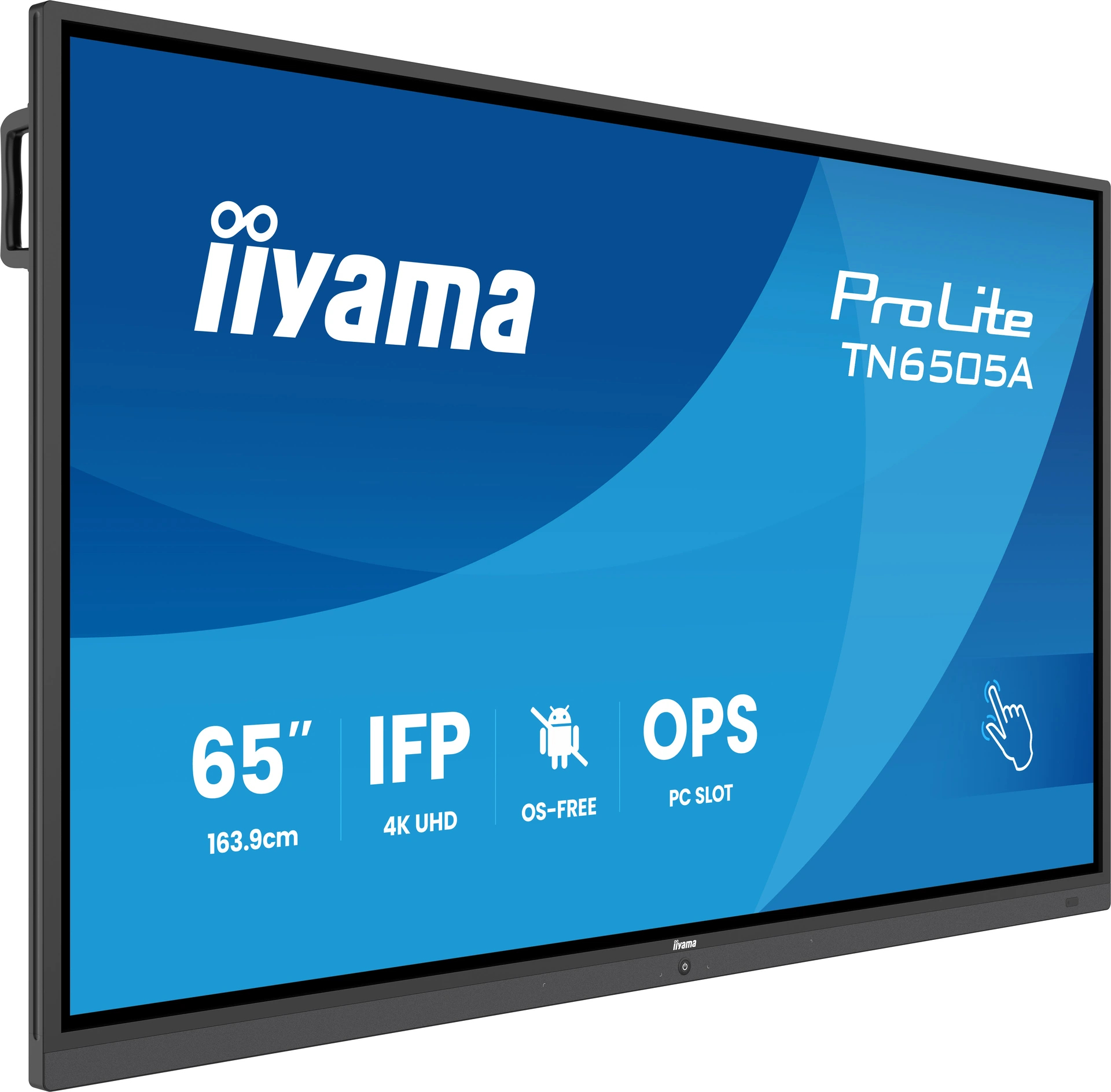 IIYAMA Écran Interactif 65 Pouces 4K UHD 40 Points Tactiles Dalle IPS