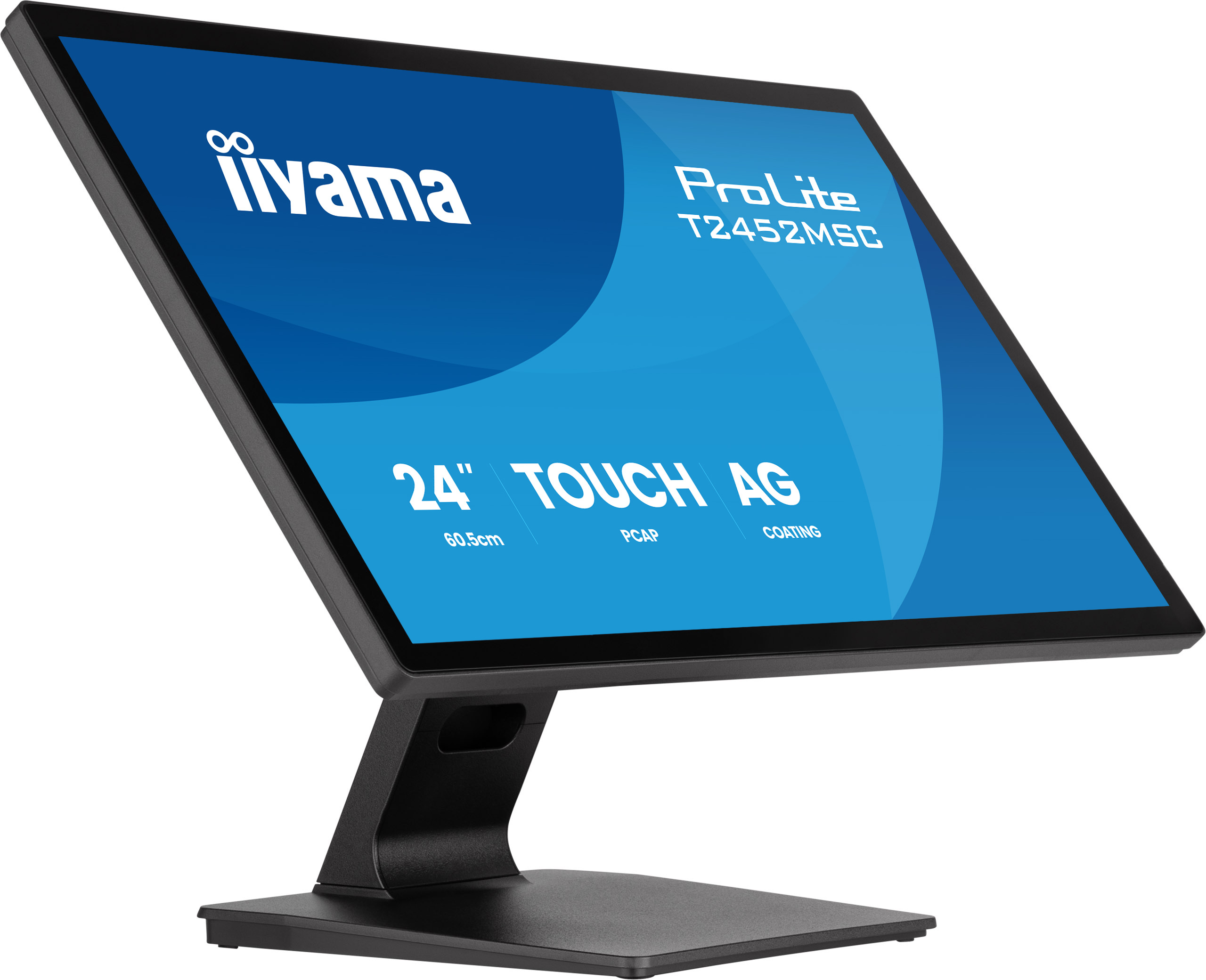 IIYAMA 24iWIDE LCD Bonded DeepContrast Projective Capacitive 10-Points TouchScreen 1920 x 1080 120 Hz IPS panel LED Bl. Flat Bezel Free Glass FrontSpeakers HDMI Displa