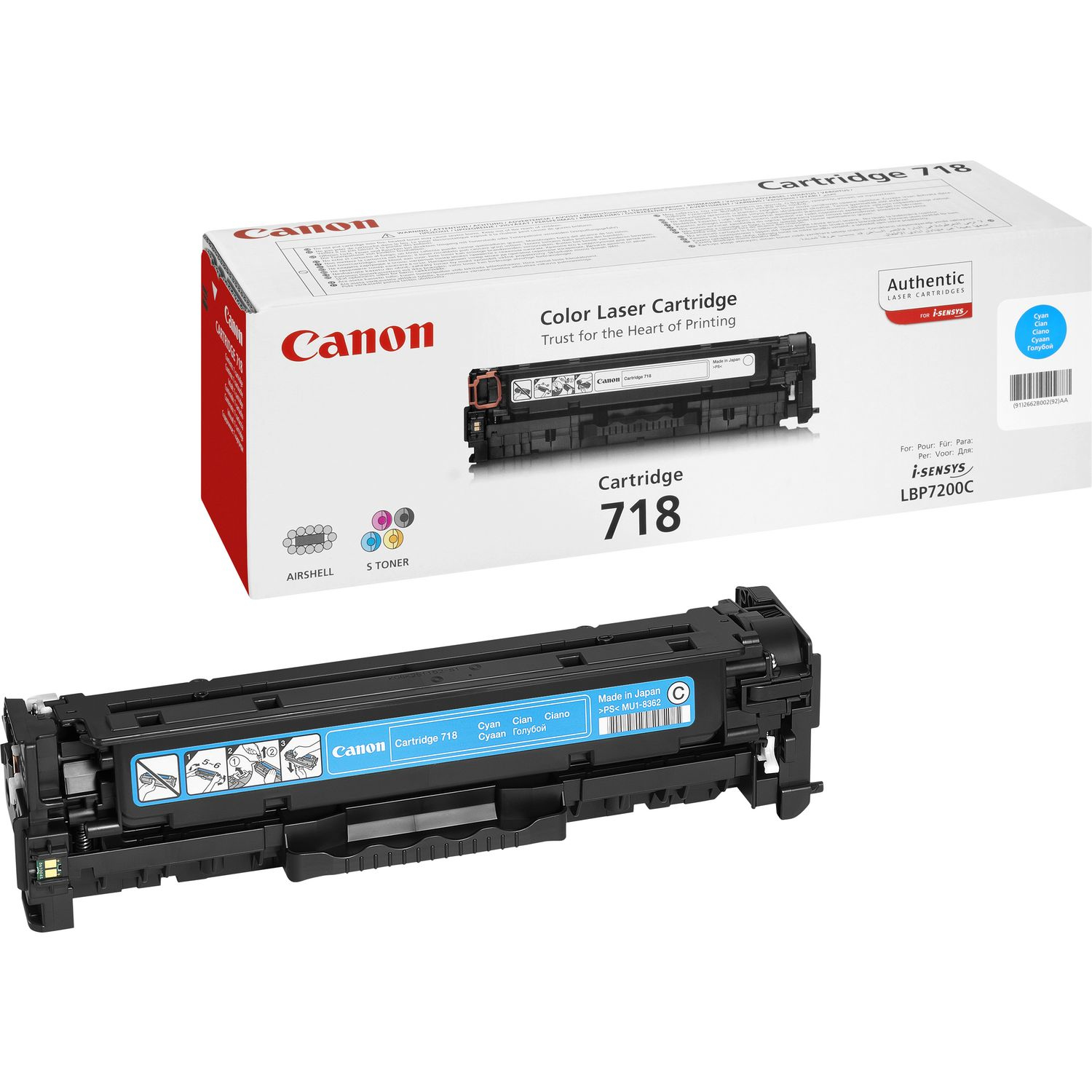 CANON Toner cyan CRG-718C