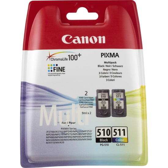 CANON Ink/PG-510+CL-511 CMYK BLIST+SEC