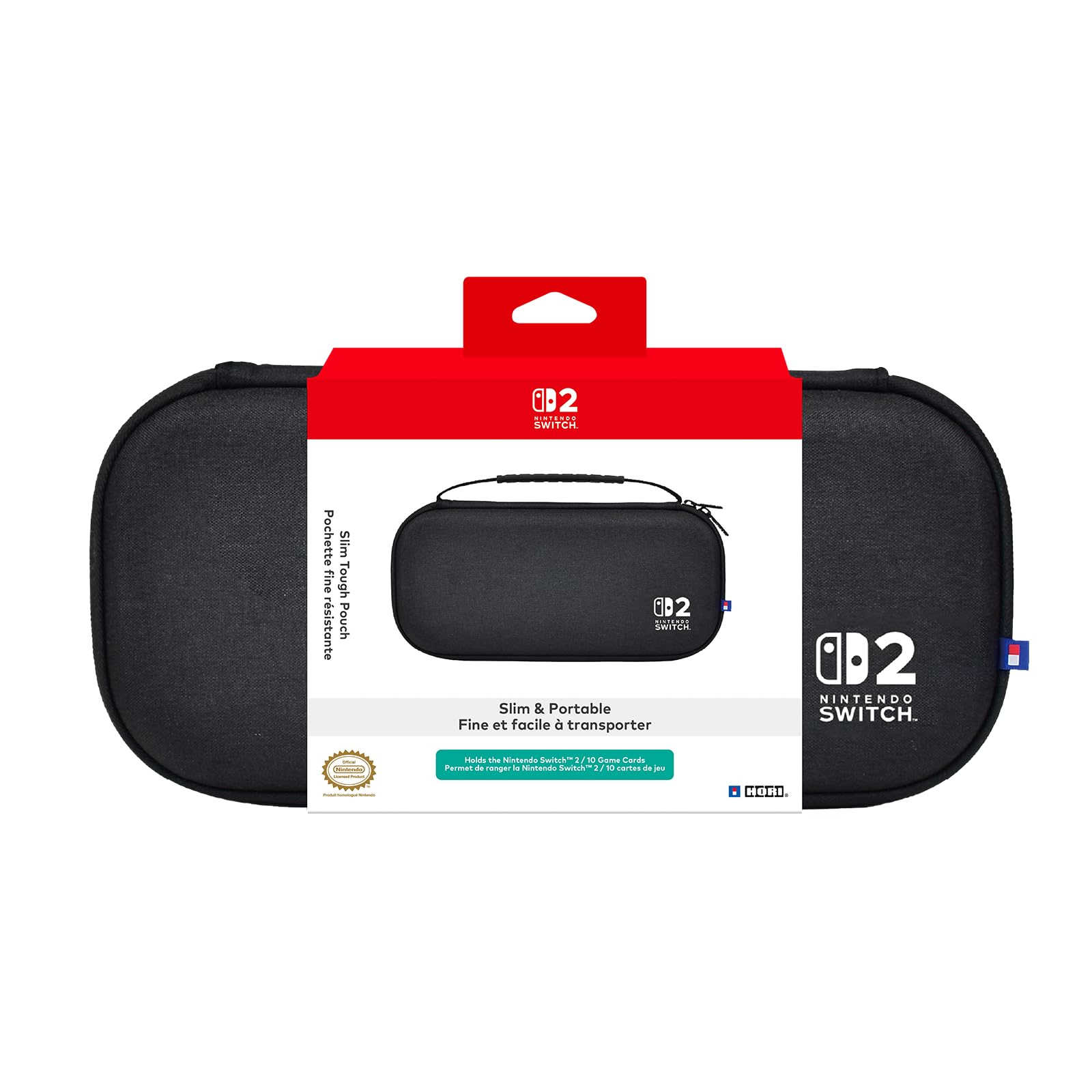 Hori Pochette fine résistante Noir pour Nintendo Switch 2