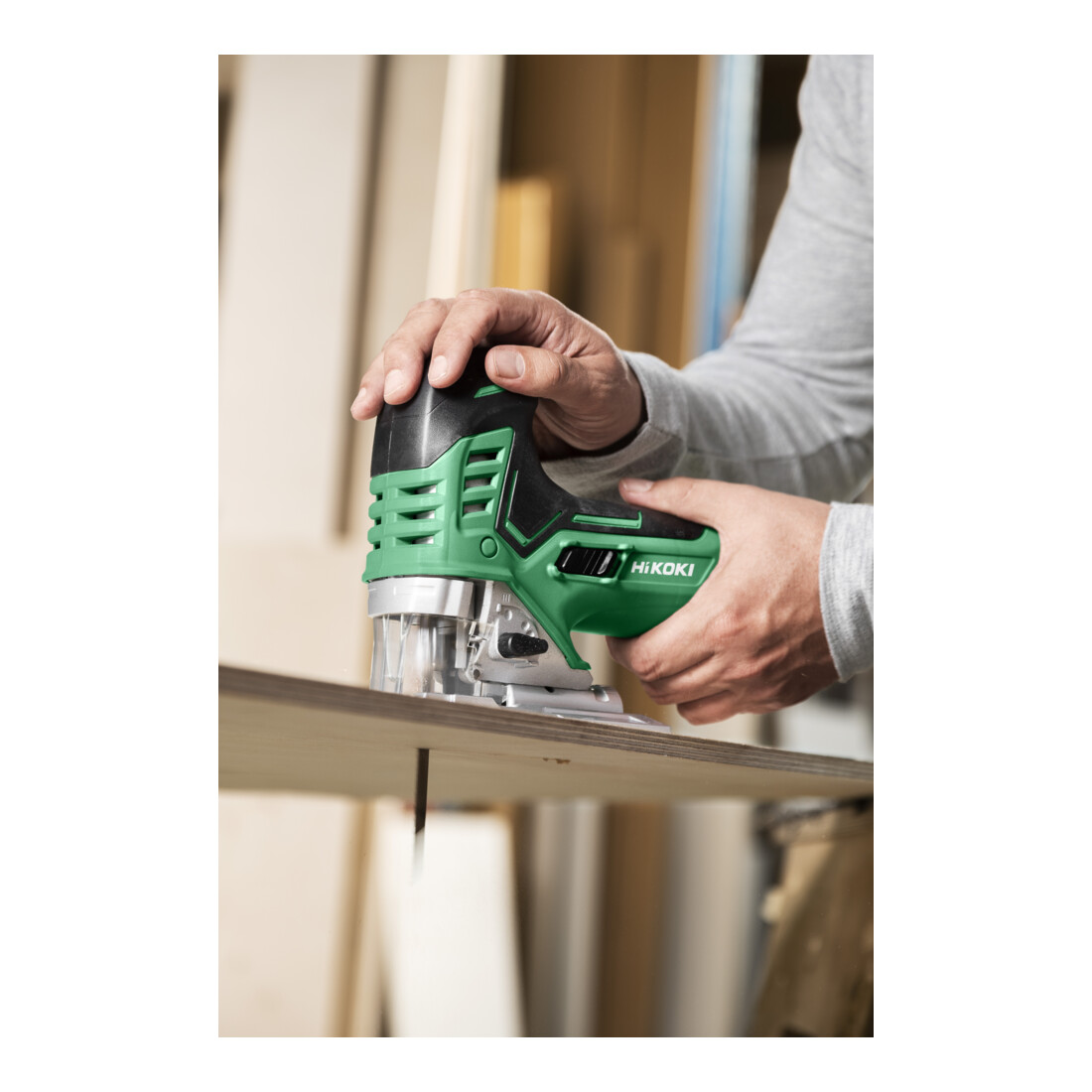 HiKOKI Scie sauteuse pendulaire  160 mm avec poignée barre CJ160VA (HSC II)