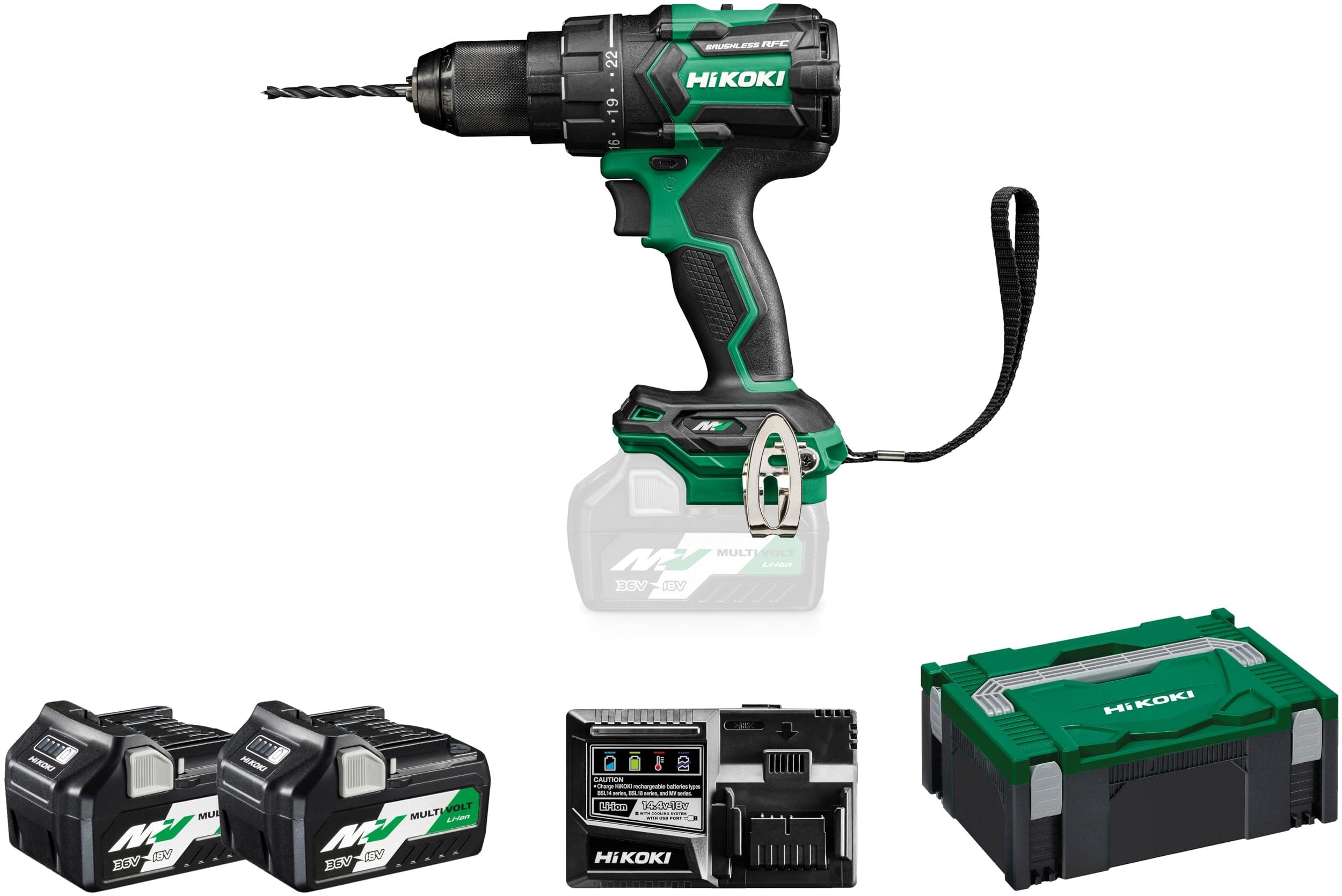 HiKOKI perceuse hikoki visseuse 36.0 V avec batterie 2.5 Ah 2.0 sans coffret