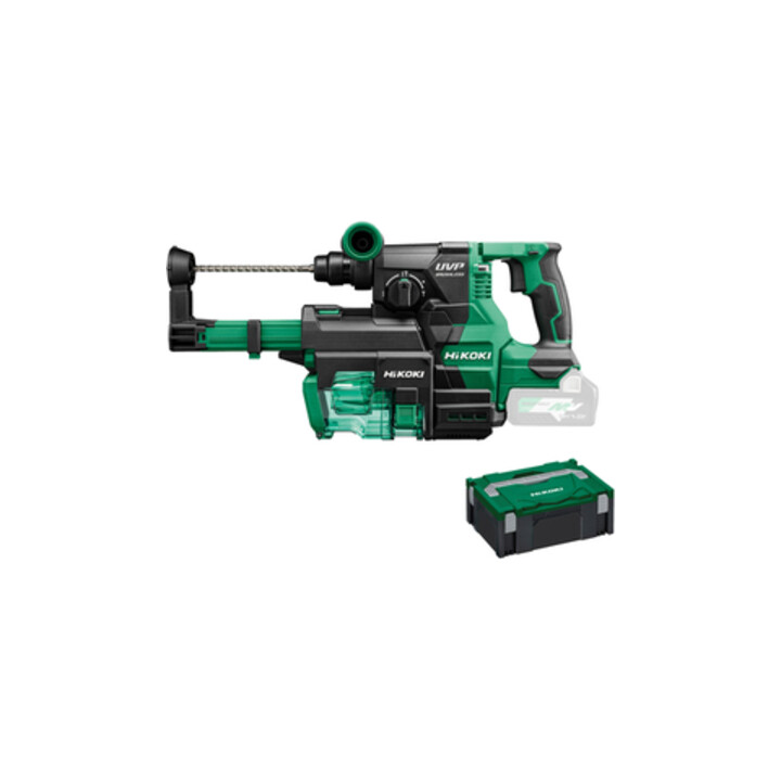 HiKOKI Perforateur-burineur sans fil (SDS-plus) DH3628DA Basic (HSC II) + système d'aspiration des poussières