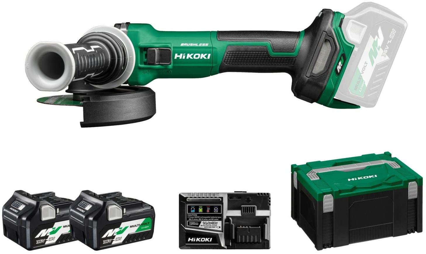 HiKOKI meuleuse hikoki 36.0 V 1500 W avec batterie sans fil
