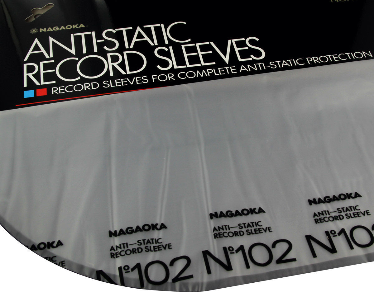 Nagaoka Pochettes de protection antistatiques RS-LP2 pour disques vinyles