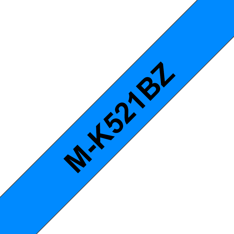 BROTHER MK521BZ tape cassette blue black 8mx9mm none laminate for P-touch 60 65 75 80 85 110