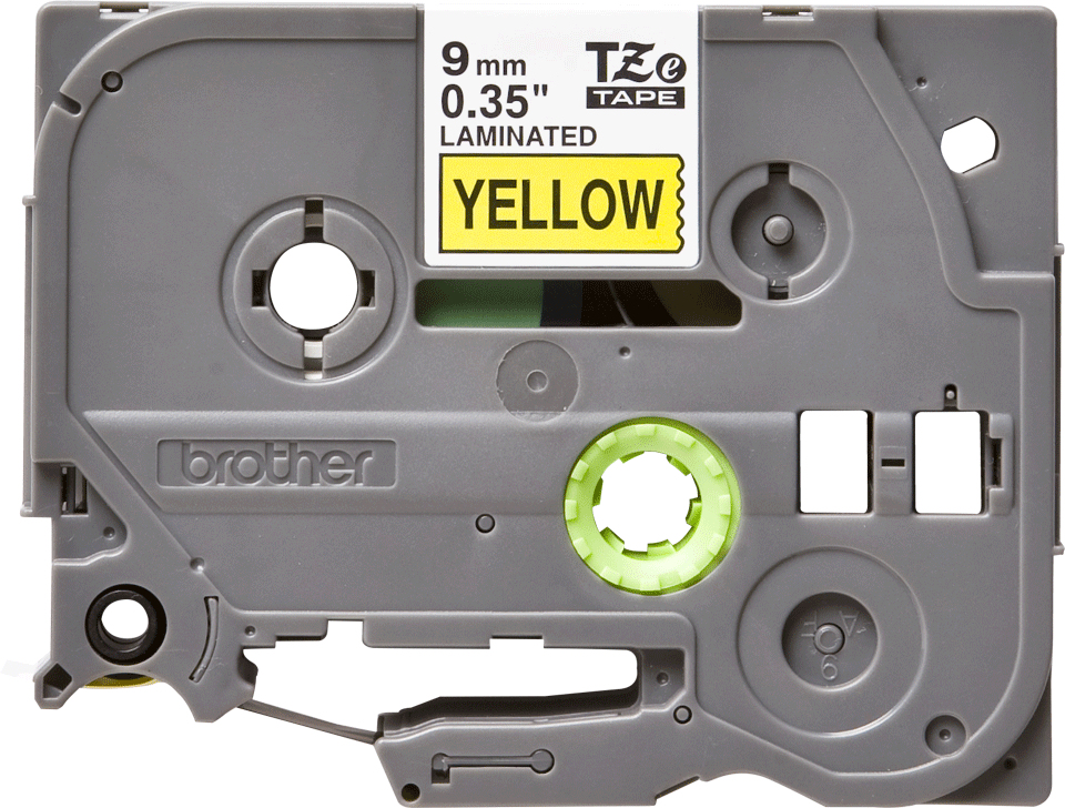 BROTHER P-TOUCH TZE-621 noir sur jaune 9mm