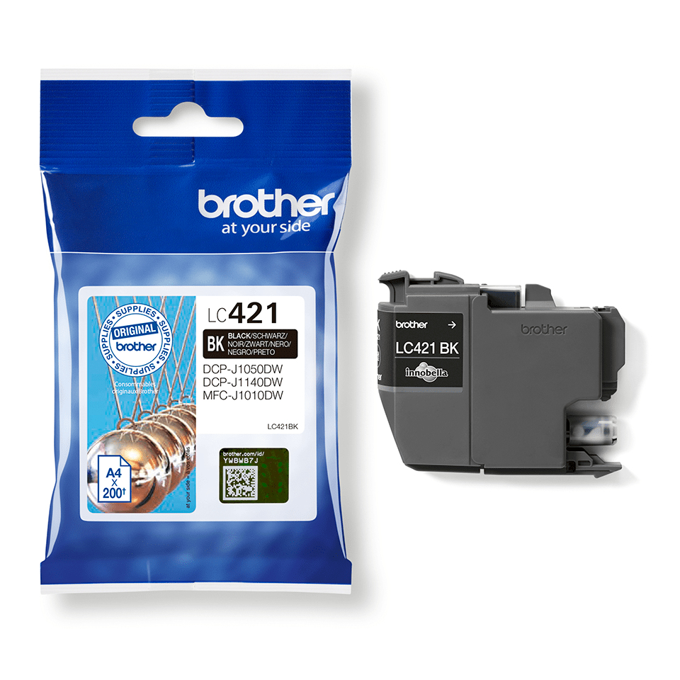 BROTHER 200-page Black ink cartridge