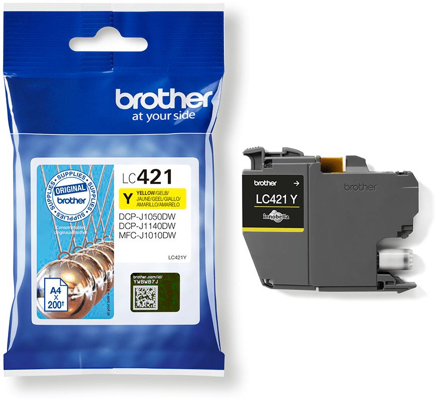 BROTHER 200-page Yellow ink cartridge