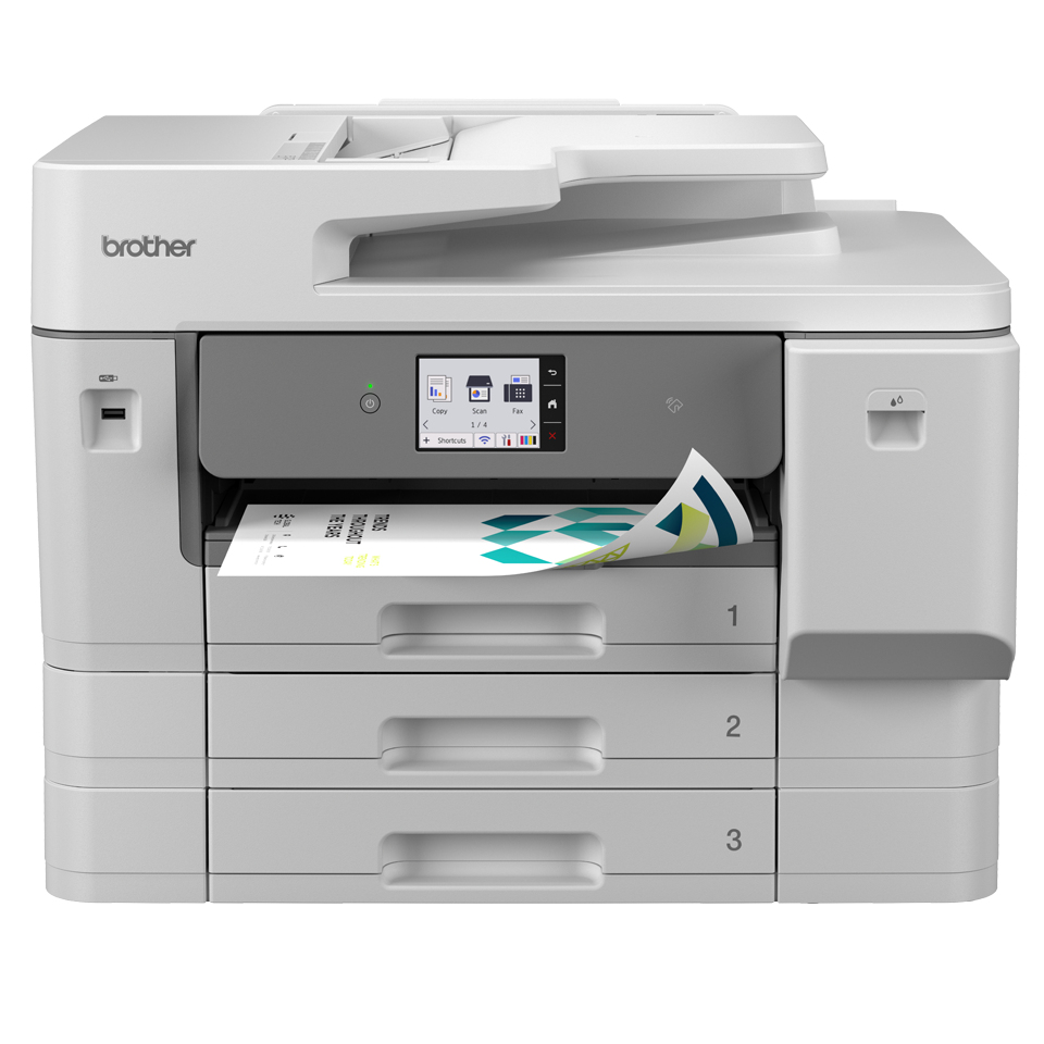 BROTHER MFC-J6977DW Multifonction jet dencre couleur A3 recto-verso intégral 3 bacs papiers de 250 f réseau Wi-Fi 31ipm