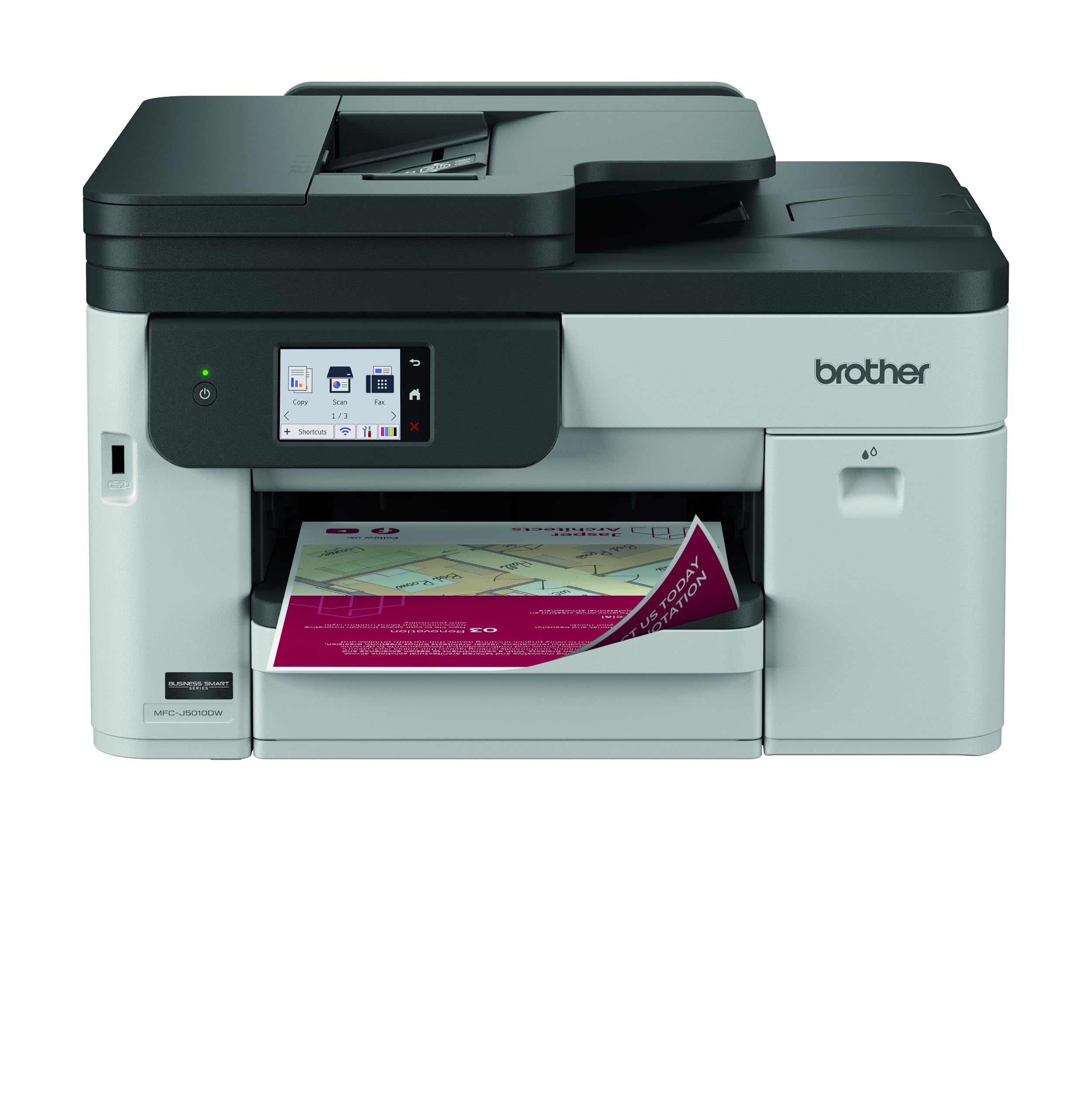 BROTHER MFCJ5010DW MFP 4en1 jet encre Couleur A4 28/28ppm, R-V intÃ©gral, chargeu