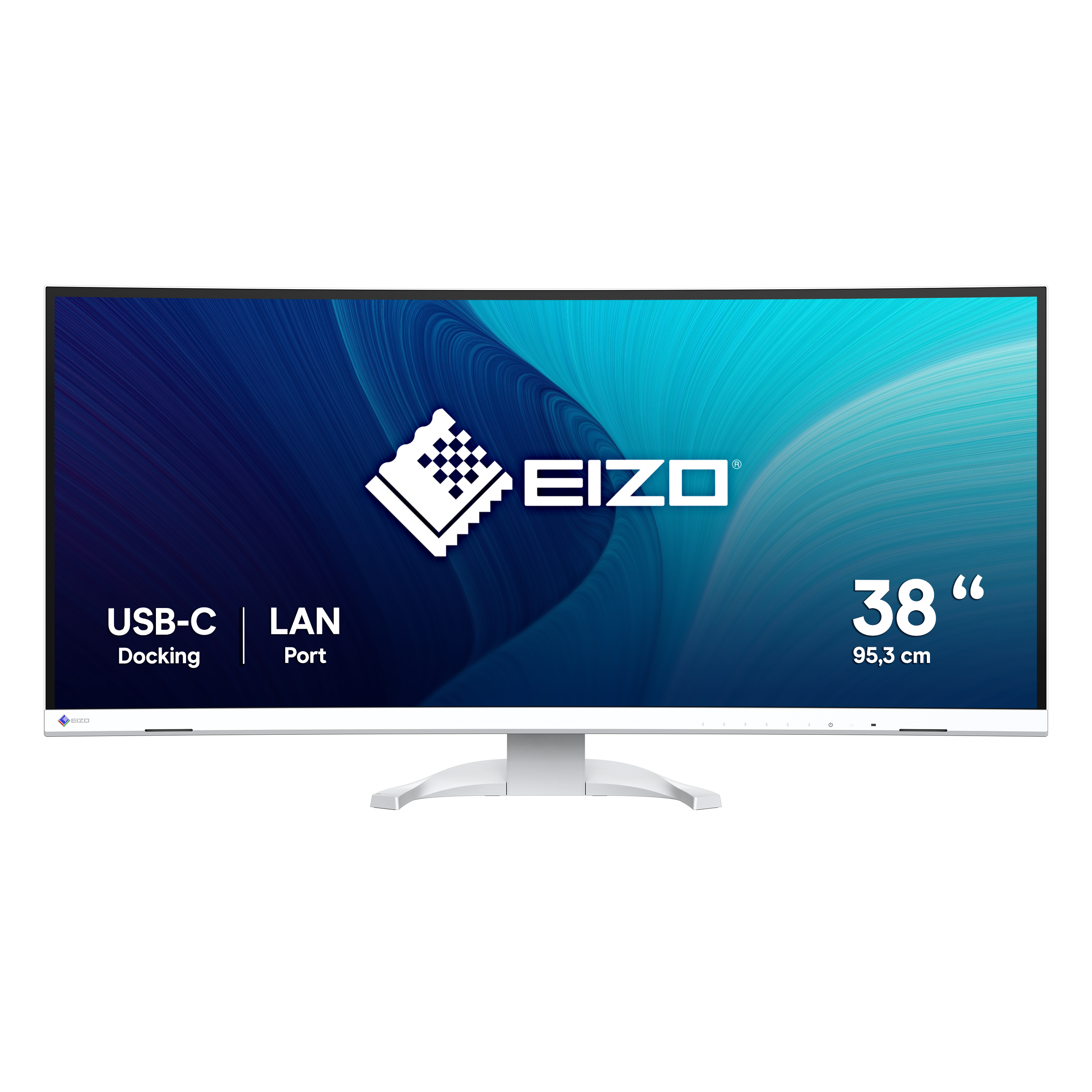 EIZO 37.5i3840x1600 pixel IPS White USB-C DP 2x HDMI 4xUSB-A