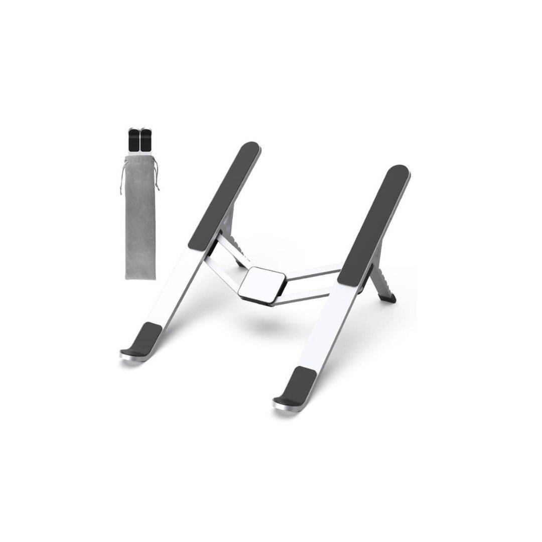 WE Support PC  pliable en aluminium jusqu'à 15.6'', avec système d'accroche à res