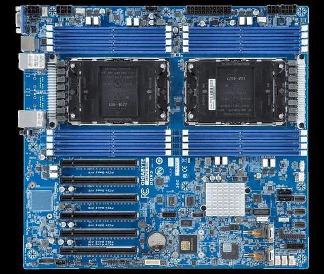 Giga Computing GigaByte MS73-HB1 Dual Intel XEON 5th/4th Gen Mainboard