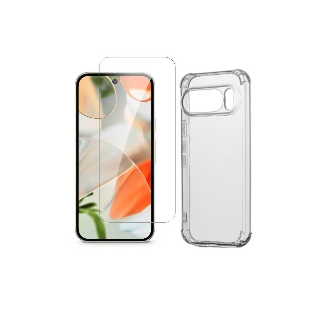 WE PACK verre trempÃ© et coque de protection transparente GOOGLE PIXEL 9A
