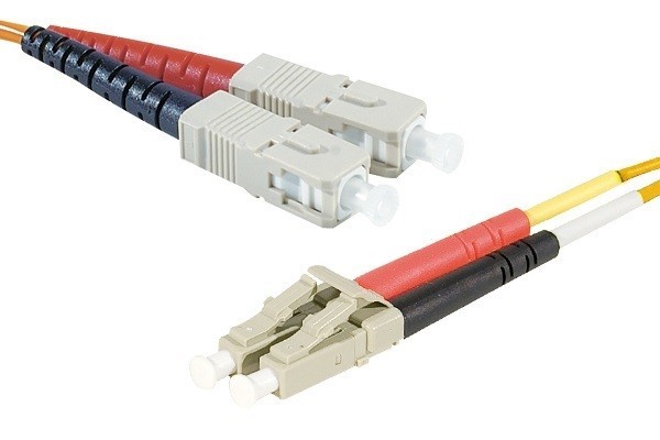 GENERIQUE Jarretière optique duplex HD multi OM2 50/125 SC-UPC/SC-UPC orange