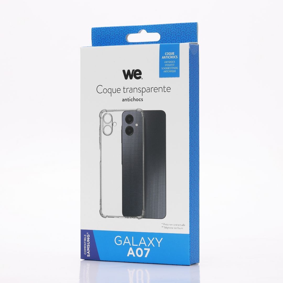 WE Coque de protection TPU SAMSUNG GALAXY A07 Transparent