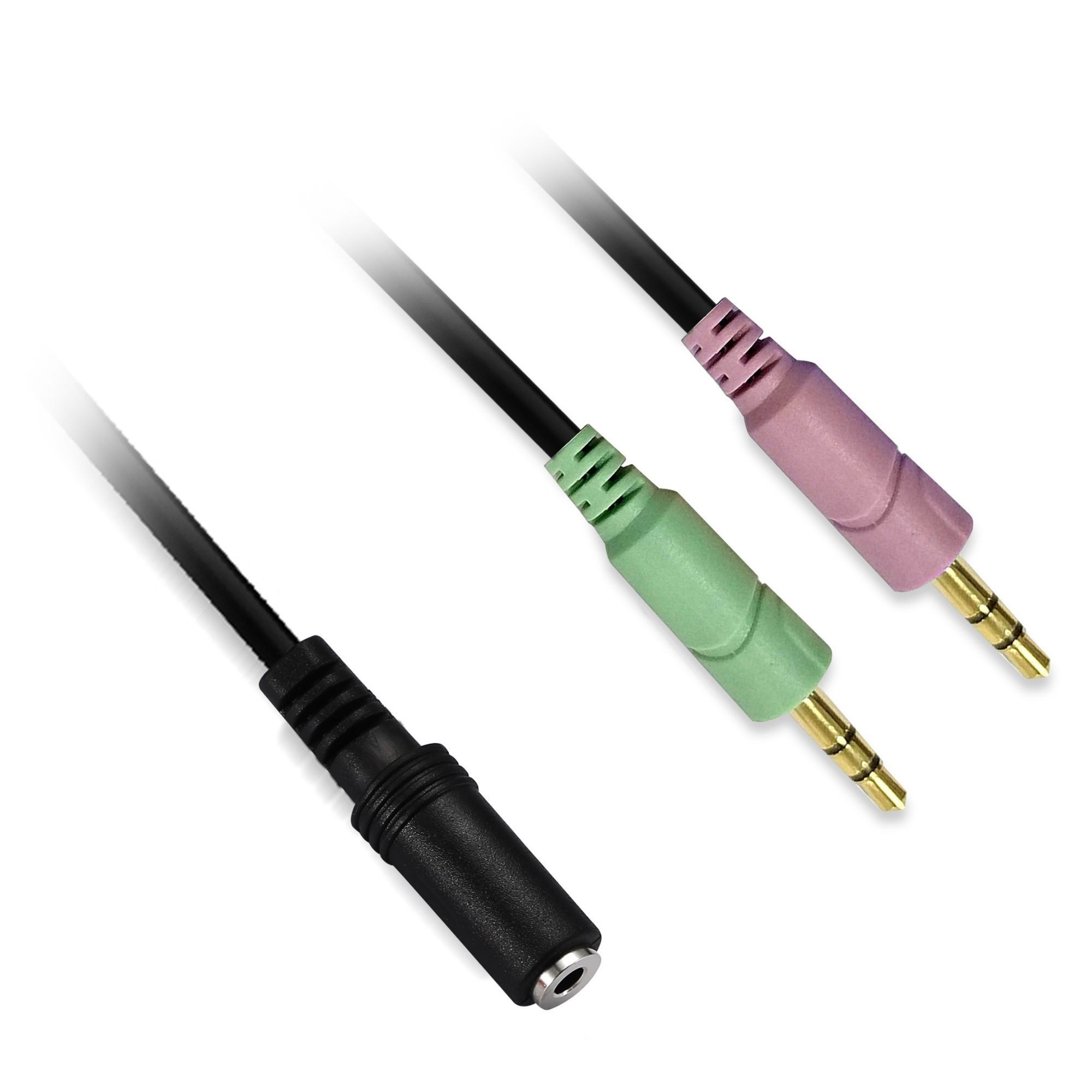 D2 Diffusion Adaptateur 1JK F/2JK M 3.5mm 0.20cm utilisation avec des casques micro