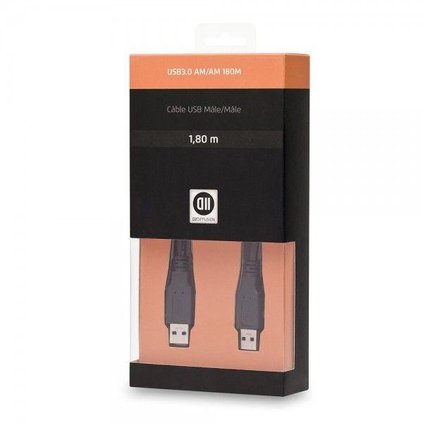 D2 Diffusion C ble USB2.0 A m le/m le 1.80m noir