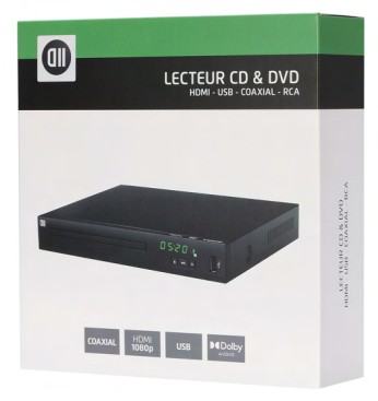 D2 Diffusion Lecteur D2 CD & DVD HDMI