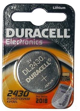 Duracell Pile plate (CR2430) 3V Lithium